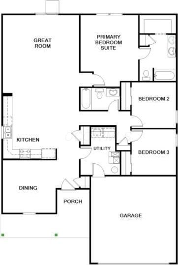 5316 Pear Lot 130, South Bloomfield, OH 43103 - view of floor plan / room layout