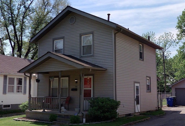 85 Landers Ave, Columbus, OH 43207 - view of front of house featuring covered porch