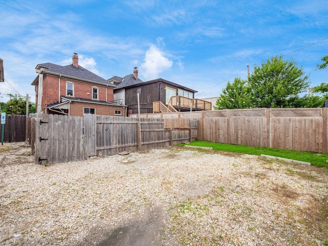 1360 S High St, Columbus, OH 43207 - view of fenced backyard