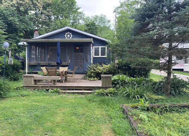 1470 S Riverview Rd, Malta, OH 43758 - view of outdoor structure with a sunroom