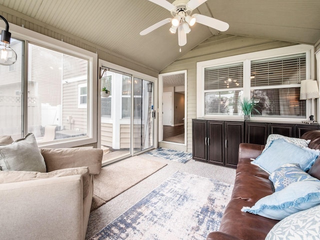 3538 Rosburg Dr, Columbus, OH 43228 - sunroom featuring vaulted ceiling and plenty of natural light