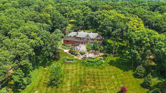 2475 Signal Hill Rd, Springfield, OH 45504 - view from above of property with a forest