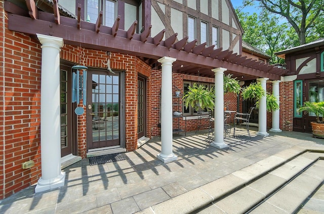 2475 Signal Hill Rd, Springfield, OH 45504 - view of patio with a pergola and outdoor dining space