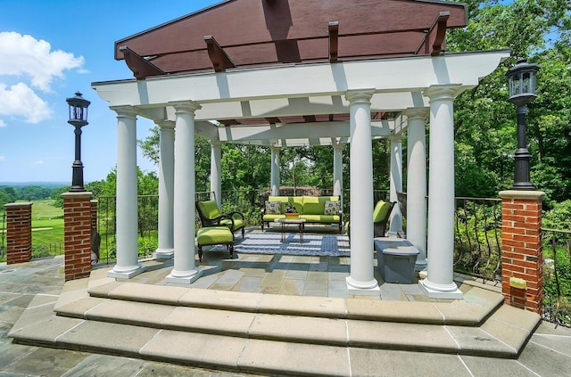 2475 Signal Hill Rd, Springfield, OH 45504 - view of property's community with an outdoor hangout area and a patio area