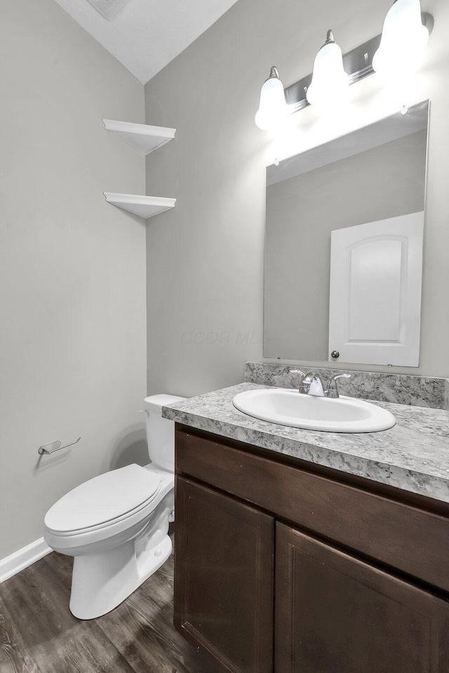 166 Rosewood Loop SE, Commercial Point, OH 43116 - bathroom featuring vanity and wood finished floors