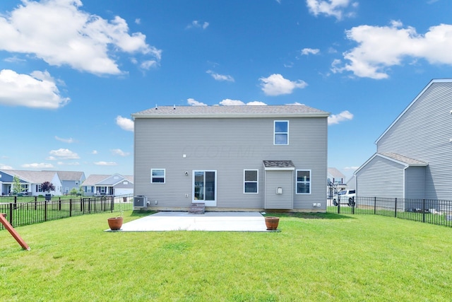 166 Rosewood Loop SE, Commercial Point, OH 43116 - back of property featuring a patio area and a fenced backyard