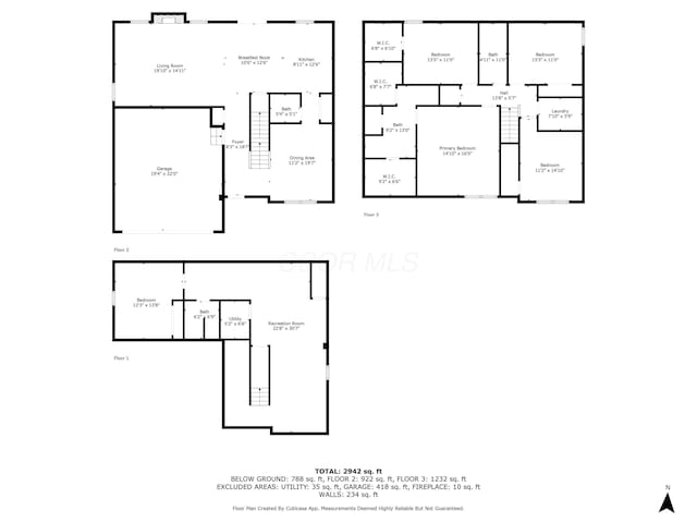 166 Rosewood Loop SE, Commercial Point, OH 43116 - view of property floor plan