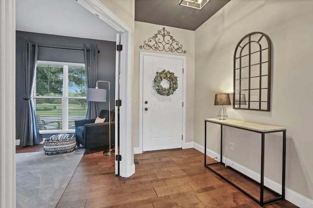 117 Sparrow Ct, Pickerington, OH 43147 - entrance foyer featuring wood finished floors and baseboards
