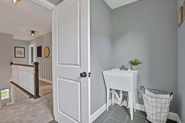 117 Sparrow Ct, Pickerington, OH 43147 - washroom featuring baseboards and tile patterned flooring