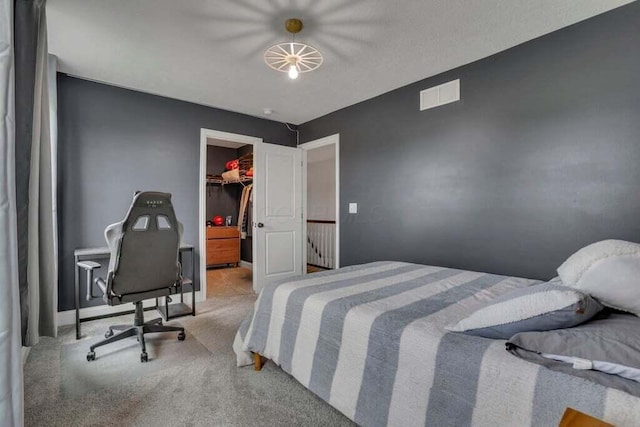 117 Sparrow Ct, Pickerington, OH 43147 - bedroom featuring a spacious closet, carpet floors, and a closet