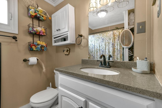 714 N Main St, Baltimore, OH 43105 - full bath with crown molding and vanity