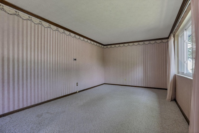 2809 Bella Via Ave, Columbus, OH 43231 - carpeted empty room with a textured ceiling