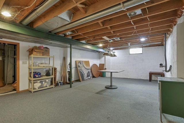 2809 Bella Via Ave, Columbus, OH 43231 - basement featuring carpet flooring