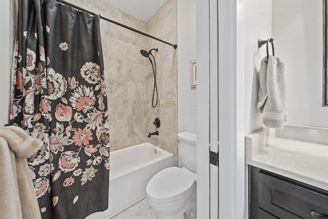 124 Dutch Ridge Way, Johnstown, OH 43031 - bathroom featuring toilet and shower / bath combo with shower curtain