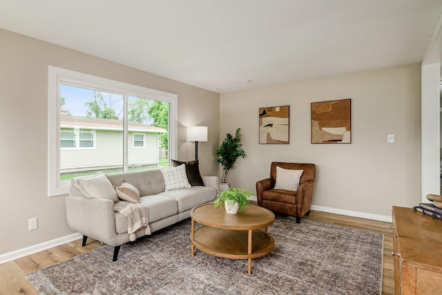 99 Ramona Ave, Newark, OH 43055 - living area with wood finished floors and baseboards