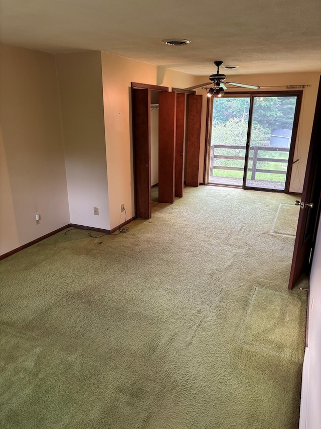 54 Appleview Ct, Howard, OH 43028 - empty room with light carpet and ceiling fan