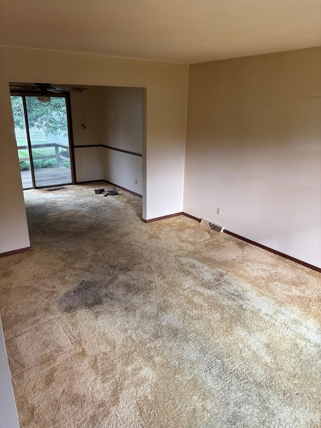 54 Appleview Ct, Howard, OH 43028 - carpeted spare room featuring baseboards and a ceiling fan