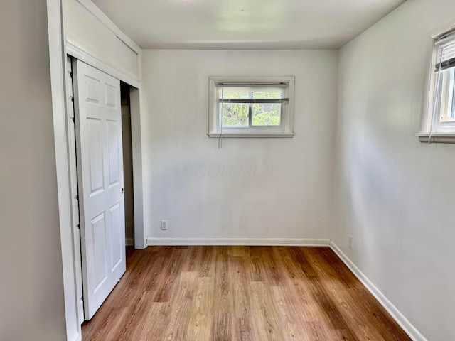 139 S Ashburton Rd, Columbus, OH 43213 - unfurnished bedroom with wood finished floors and a closet