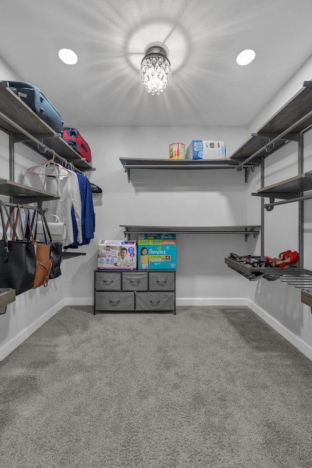 7732 Quarry Cliff Ct, Reynoldsburg, OH 43068 - spacious closet featuring carpet
