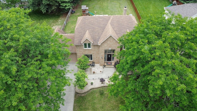 7732 Quarry Cliff Ct, Reynoldsburg, OH 43068 - view from above of property