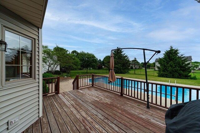 1948 Wendover Cir NE, North Canton, OH 44720 - wooden terrace with area for grilling