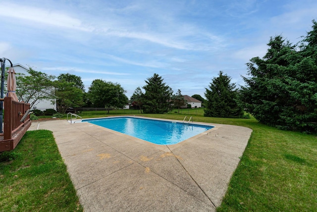 1948 Wendover Cir NE, North Canton, OH 44720 - view of swimming pool featuring a patio area