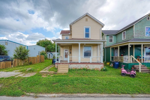 514 S Columbus St, Lancaster, OH 43130 - view of front of home featuring a porch