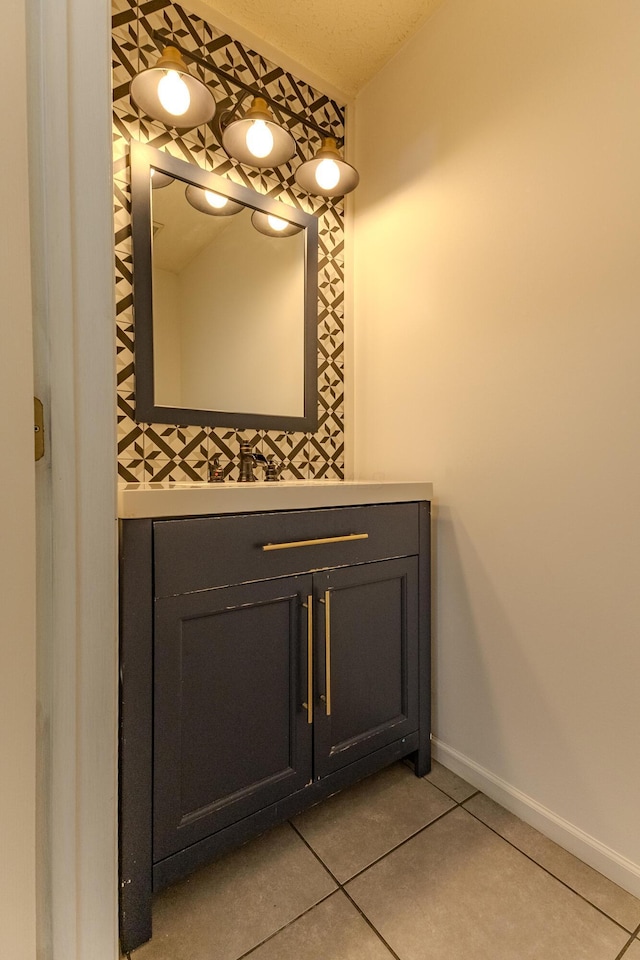 5480 Rothermund Dr, Canal Winchester, OH 43110 - bathroom featuring tile patterned floors and vanity