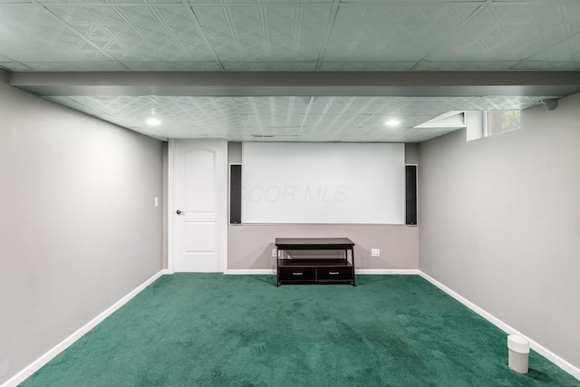 7774 Kingman Pl, Lewis Center, OH 43035 - basement with carpet flooring