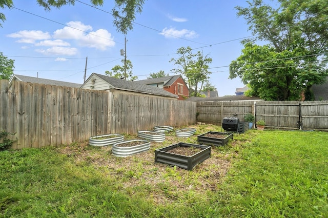 626 S 22nd St, Columbus, OH 43205 - fenced backyard with a garden