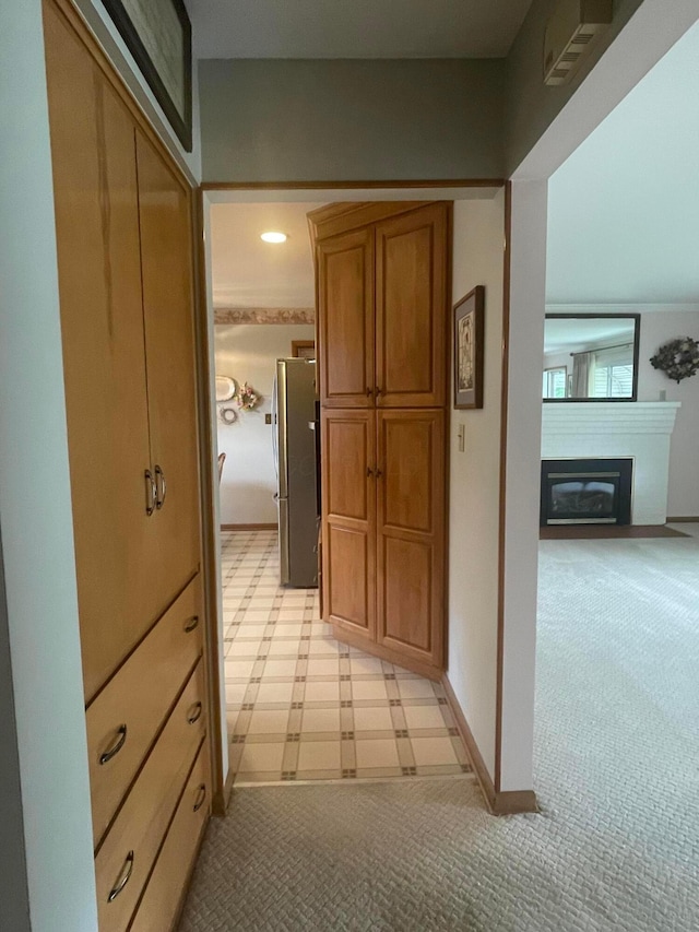 2666 Eugene Ave, Grove City, OH 43123 - hall featuring light carpet and baseboards
