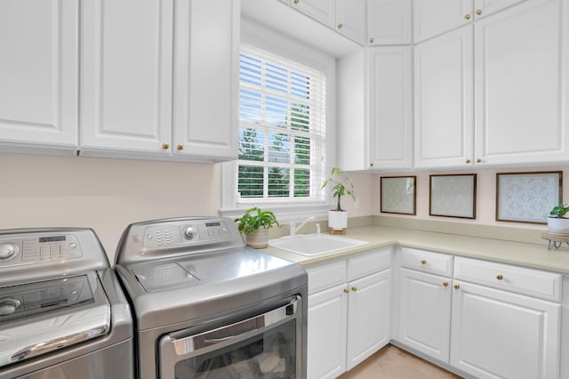 10277 Mackenzie Way, Dublin, OH 43017 - laundry room with separate washer and dryer and cabinet space