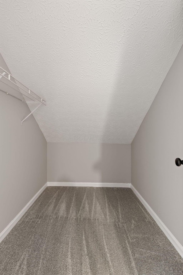 1664 S Champion Ave, Columbus, OH 43207 - walk in closet with lofted ceiling and carpet floors