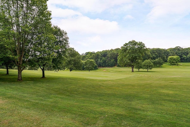 150 Pinehurst Dr, Granville, OH 43023 - view of property's community with a lawn, view of wooded area, and view of golf course