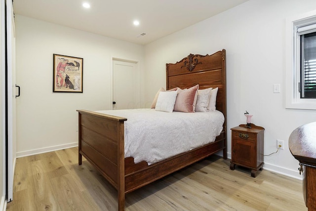 150 Pinehurst Dr, Granville, OH 43023 - bedroom with light wood finished floors and recessed lighting