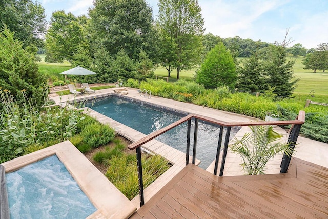 150 Pinehurst Dr, Granville, OH 43023 - outdoor pool with a patio area and a deck