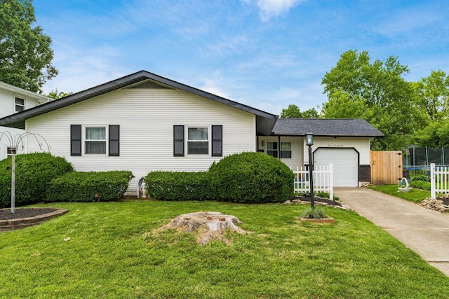 1174 Belden Rd, Columbus, OH 43229 - view of front of home with an attached garage and concrete driveway