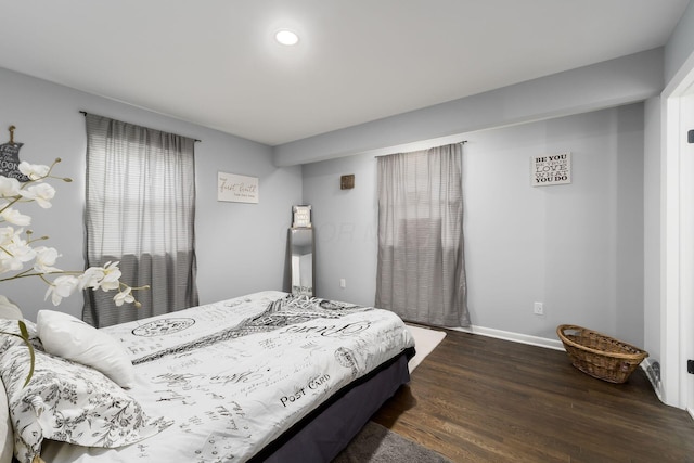 1174 Belden Rd, Columbus, OH 43229 - bedroom with wood finished floors and recessed lighting