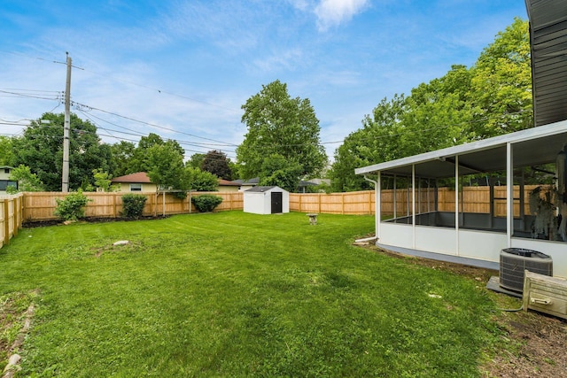 1174 Belden Rd, Columbus, OH 43229 - fenced backyard with a sunroom and a shed
