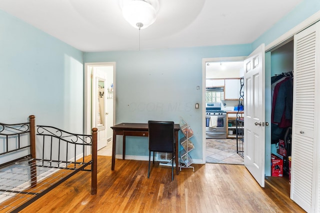 2909 Bryden Rd, Columbus, OH 43209 - home office with wood-type flooring