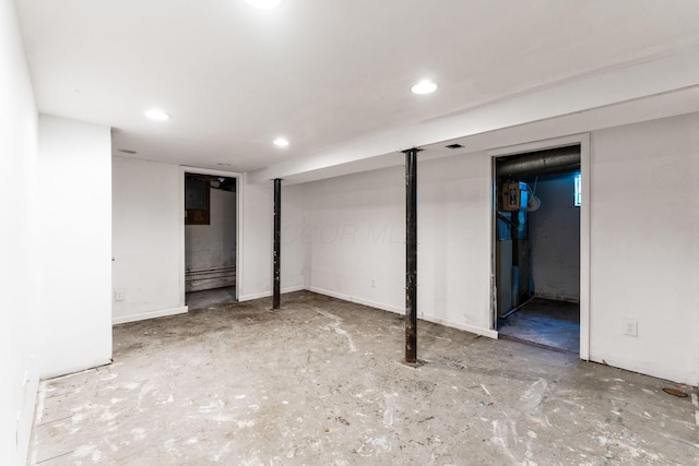 2909 Bryden Rd, Columbus, OH 43209 - finished basement featuring recessed lighting