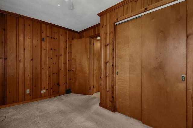 824 Colonial Dr, Heath, OH 43056 - unfurnished room featuring wooden walls and light carpet