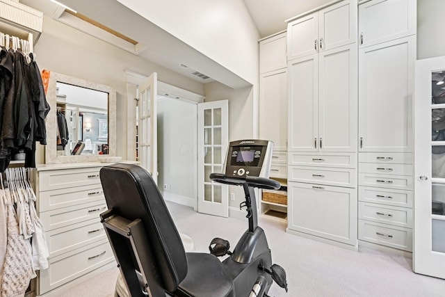 1968 Coventry Rd, Upper Arlington, OH 43212 - workout room with light carpet