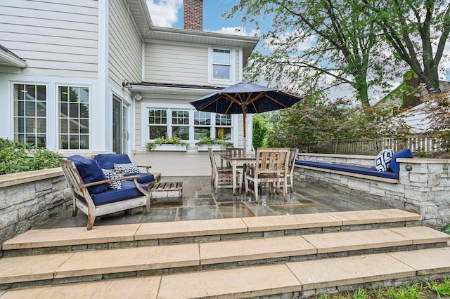 1968 Coventry Rd, Upper Arlington, OH 43212 - view of patio / terrace featuring outdoor dining space