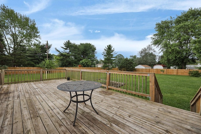 251 Florence Dr, Pickerington, OH 43147 - wooden deck featuring a fenced backyard