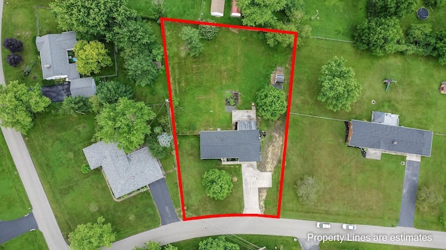 251 Florence Dr, Pickerington, OH 43147 - aerial overview of property's location with property boundaries highlighted