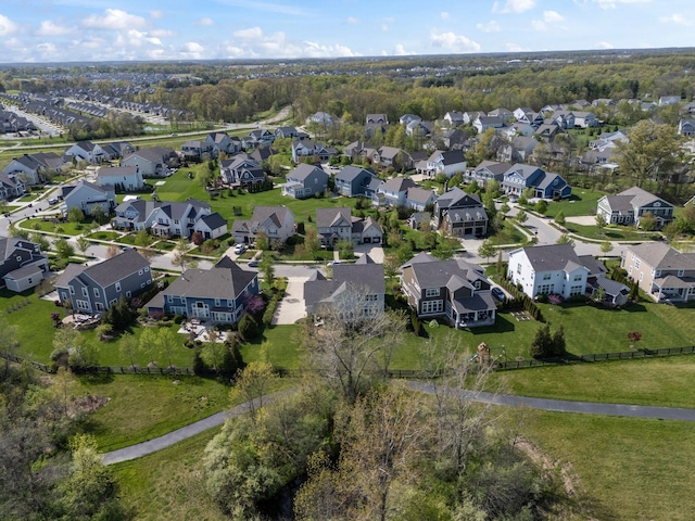 10640 Honeysuckle Way, Plain City, OH 43064 - aerial overview of property's location with nearby suburban area