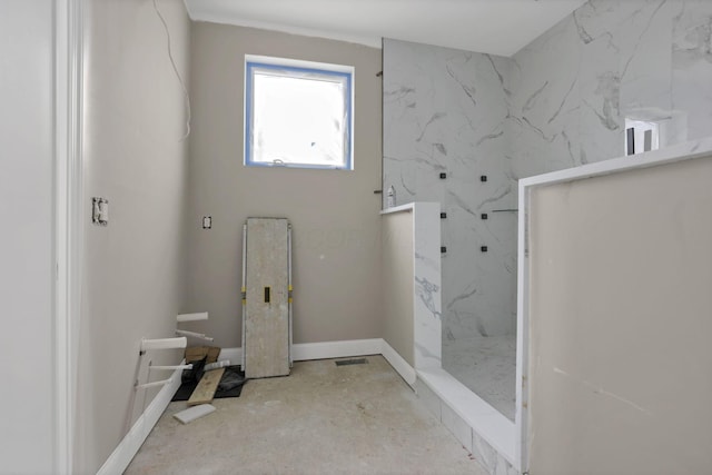 3699 Kassidy Dr, Grove City, OH 43123 - full bathroom featuring a marble finish shower