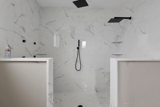 3699 Kassidy Dr, Grove City, OH 43123 - full bathroom featuring a marble finish shower