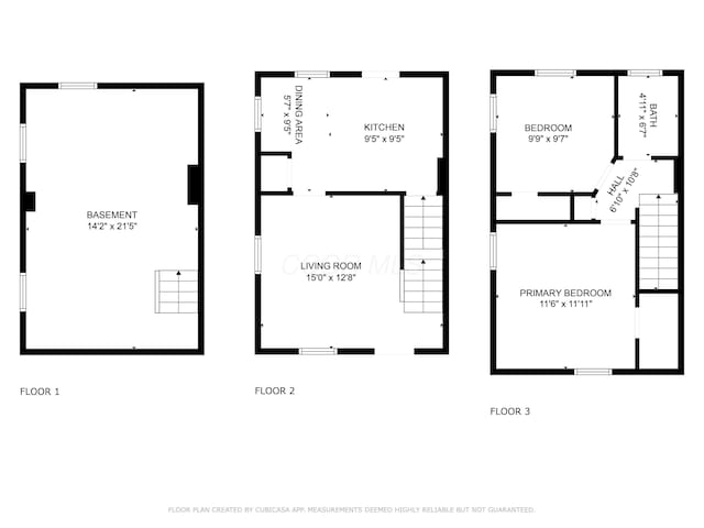 1661-1663 Ashland Ave, Columbus, OH 43212 - view of floor plan / room layout